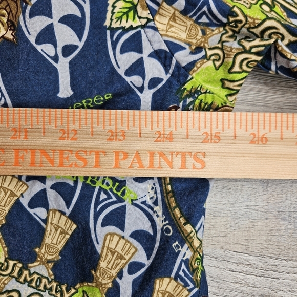 Jimmy Buffet's Margaritaville Men's XL Short Sleeve Button Down Shirt Tropical - Picture 11 of 11
